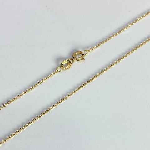 Cadena Italy Aro Seguido Oro amarillo 18k 1,79 Gr / 1 mm / 50 Cm