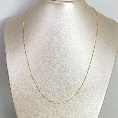 Cadena Italy Aro Seguido Oro amarillo 18k 1,75 Gr / 1 mm / 50 Cm *