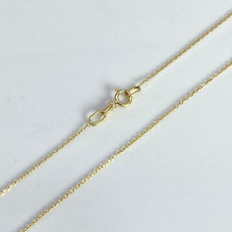 Cadena Italy Mini Aro Seguido Oro amarillo 18k 1,20 Gr / 0,5 mm / 50 Cm *
