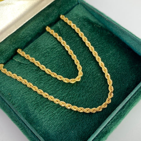 Cadena Italy Lazo Oro amarillo 18k +1 / 5,83 Gr / 2,5 mm / 60 Cm *