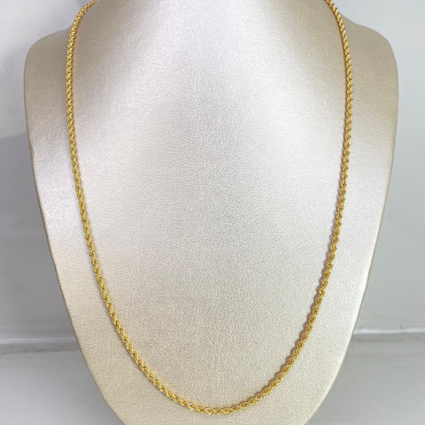 Cadena Italy Lazo Oro amarillo 18k +1 / 5,38 Gr / 2,5 mm / 60 Cm *