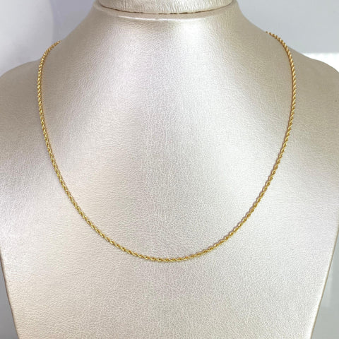 Cadena Italy Lazo Oro amarillo 18k +1 / 1,69 Gr / 1,5 mm / 45 Cm *