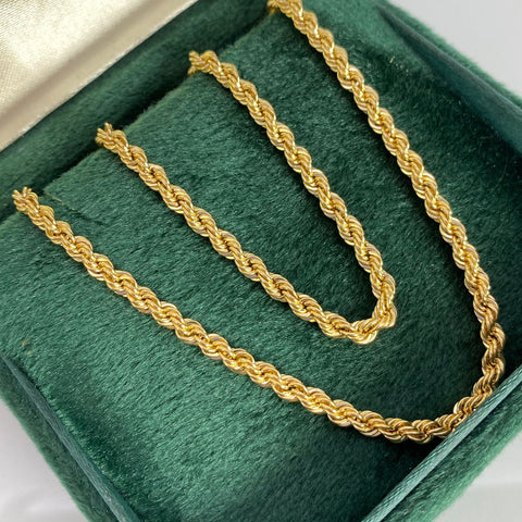 Cadena Italy Lazo Oro amarillo 18k +1 / 8,80 Gr / 3 mm / 65 Cm *
