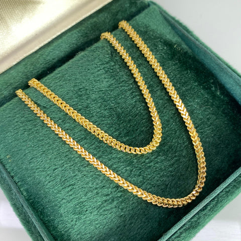 Cadena Italy Franco Oro amarillo 18k +2 / 8,45 Gr / 2 mm / 60 Cm