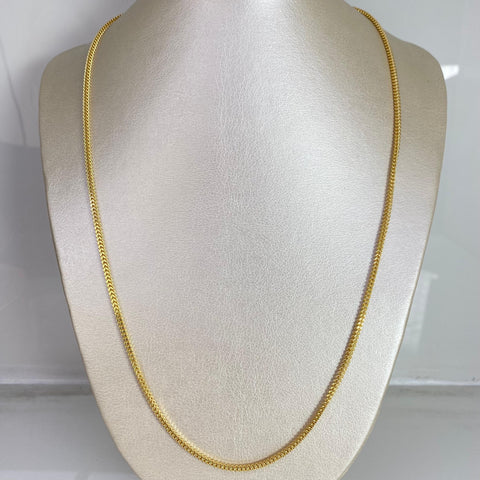 Cadena Italy Franco Oro amarillo 18k +2 / 8,73 Gr / 2 mm / 60 Cm *