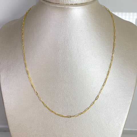 Cadena Italy Cajón Oro amarillo 18k / 1,38 Gr / 1,5 mm / 45 Cm *