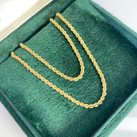 Cadena Italy Lazo Oro amarillo 18k +1 / 2,61 Gr / 2 mm / 45 Cm