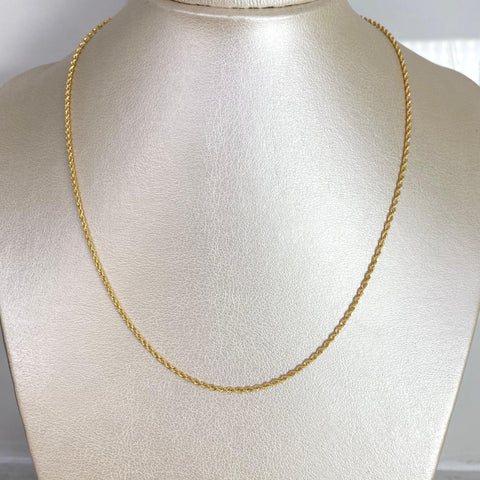 Cadena Italy Lazo Oro amarillo 18k +1 / 1,25 Gr / 1,5 mm / 45 Cm *