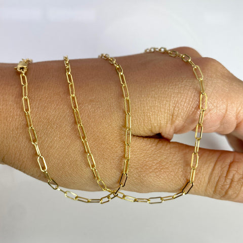 Cadena Italy Cajón Oro amarillo 18k 4,72 Gr / 2 mm / 60 Cm