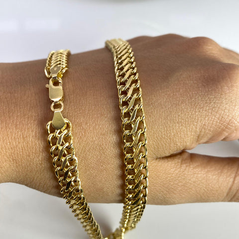 Cadena Italy Sedusa Oro amarillo 18k 12,08 Gr / 7,4 mm / 45 Cm *