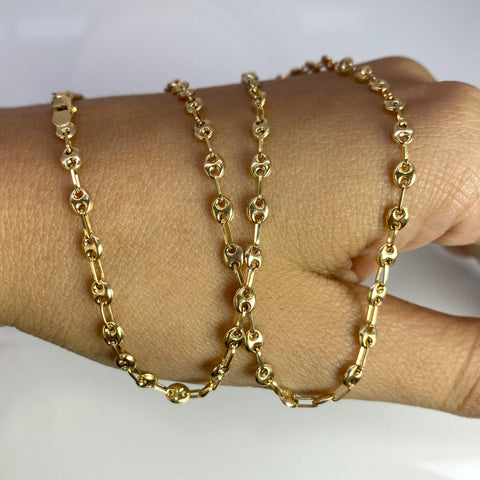 Cadena GC Oro amarillo 18k 4,74 Gr / 3,2 mm / 45 Cm