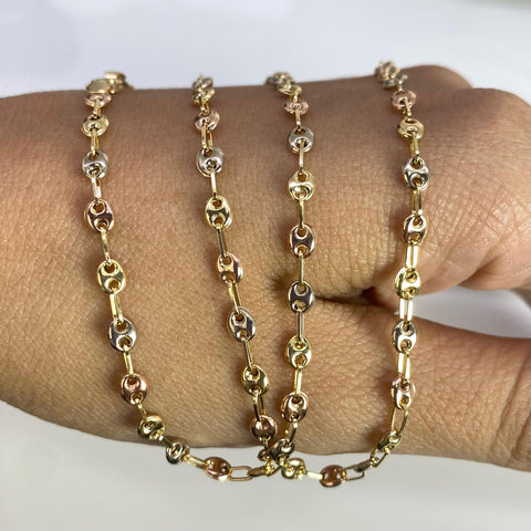 Cadena GC Tres oros 18k 5,04 Gr / 2,9 mm / 50 Cm *