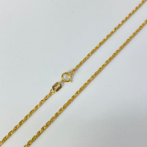 Cadena Italy Mini Lazo Oro amarillo 18k +1 / 1,34 Gr / 1,2 mm / 50 Cm *