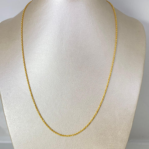 Cadena Italy Mini Lazo Oro amarillo 18k +1 / 1,34 Gr / 1,2 mm / 50 Cm *