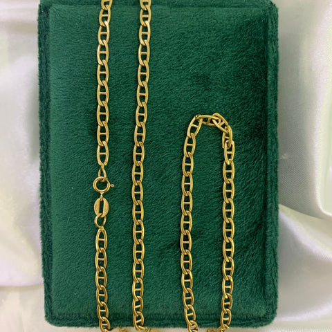 Cadena Escalera Italy Oro Amarillo 18k /7,04 Gr 3,07 mm/ 60 Cm*