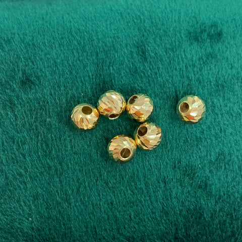 Bola Diamantada Amarilla 6 mm *