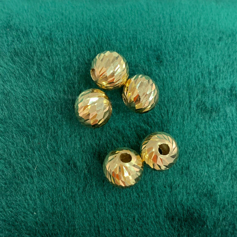 Bola Diamantada Amarilla 8 mm *