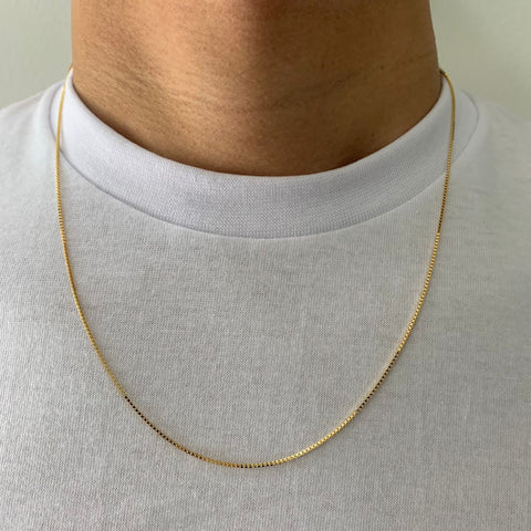 Cadena Veneciana Italy 18k Oro Amarillo /1,9 Gr 0,9 mm/ 50 Cm *