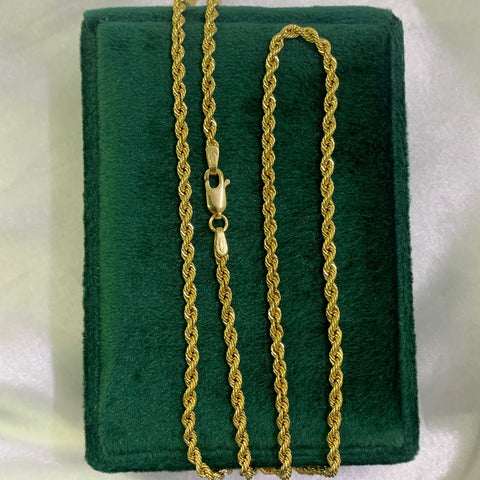 Cadena Lazo Italy +2 18k Oro Amarillo /5,13 Gr 2,5 mm/ 60 Cm *