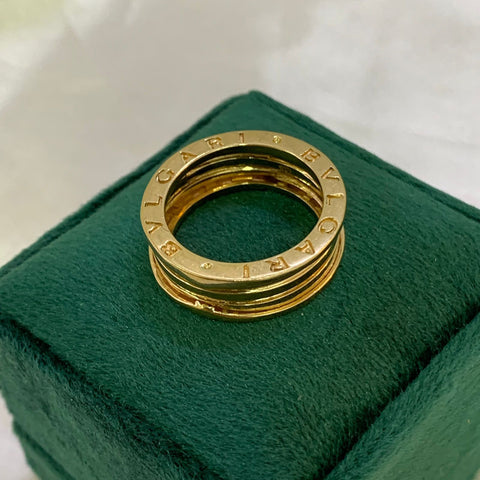 Anillo BV 18k Oro Amarillo T-8 1/2/ 9,71 Gr *