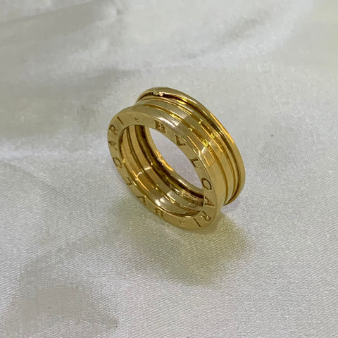 Anillo BV 18k Oro Amarillo T-8 1/2/ 9,71 Gr *