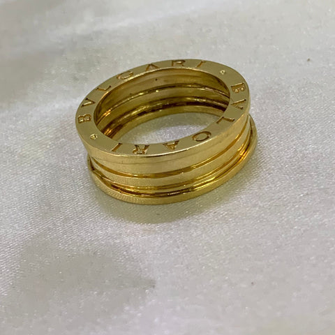 Anillo BV 18k Oro Amarillo T-8 1/2/ 9,71 Gr *