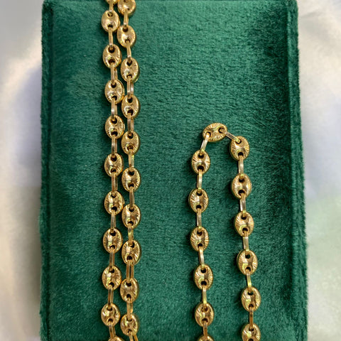 Cadena GC Diamantado Oro Amarillo 18k/ 14.04Gr / 60 Cm