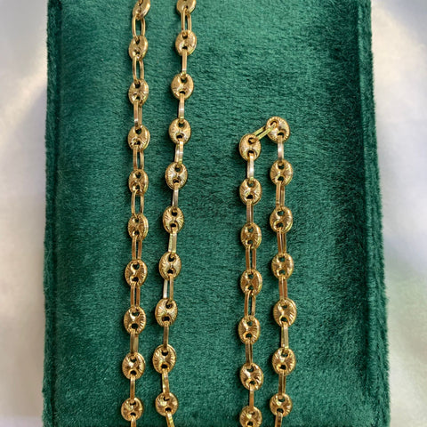 Cadena GC Diamantado Oro Amarillo 18k/ 9,99 Gr / 55 Cm*