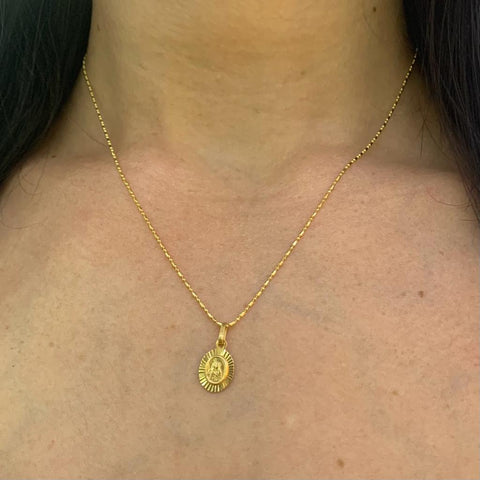 Cadena Bolita Palito +1 Italy Oro Amarillo 18k /1,95 Gr / 45 Cm