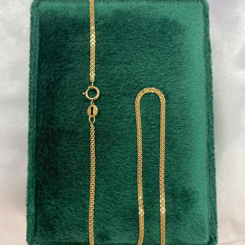 Cadena China Oro Italy Amarillo 18k /2,92 Gr / 50 Cm *
