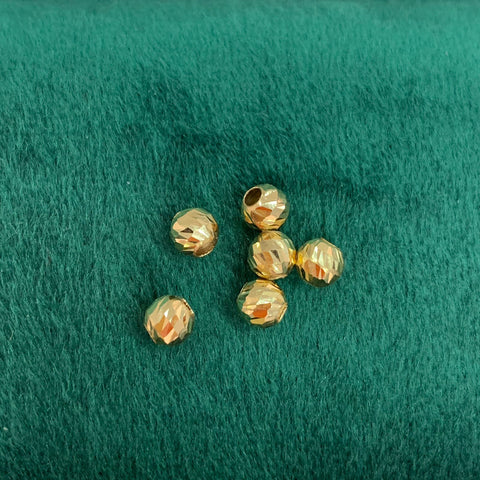 Bola Diamantada Amarilla 5 mm *