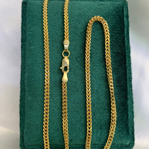 Cadena Franco +1 Italy Oro Amarillo 18k /9,08 Gr 2,55 mm/ 60 Cm*